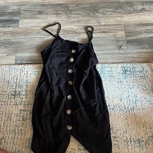 Black mini sundress